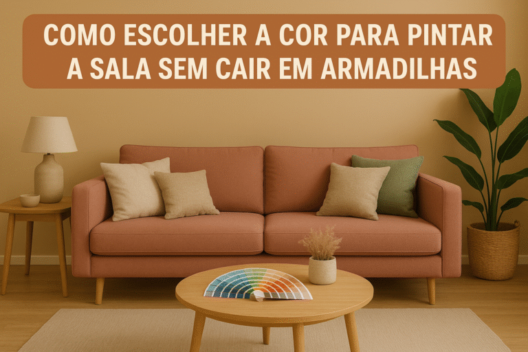 Como Escolher a Cor Para Pintar Sala Sem Cair em Armadilhas